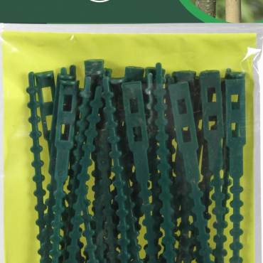 Műanyag kötöző (40) zöld 17 cm x24