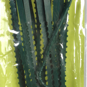Műanyag kötöző (40) zöld 17 cm x24